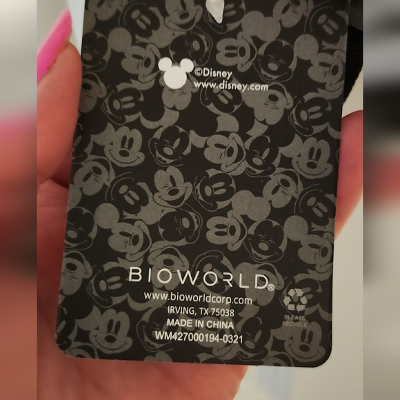 Bio world Disney Mini Backpack Mickey and Minnie 11.5" X 9" X 4.5" NWT - Picture 5 of 12